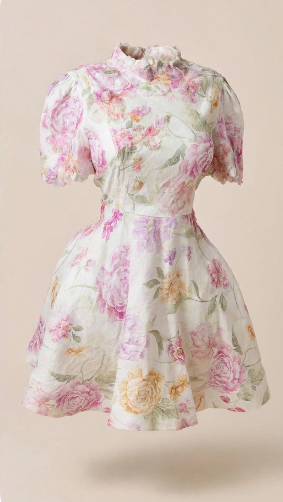 WHITE FLORAL DRESS