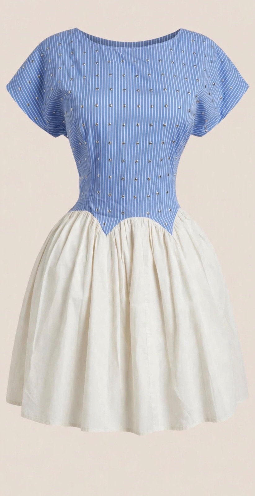 DIAMOND BASQUE DRESS